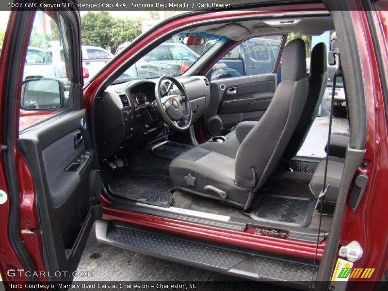 Sonoma Red Metallic / Dark Pewter 2007 GMC Canyon SLE Extended Cab 4x4
