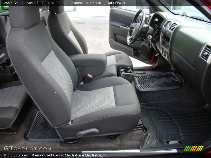 Sonoma Red Metallic / Dark Pewter 2007 GMC Canyon SLE Extended Cab 4x4