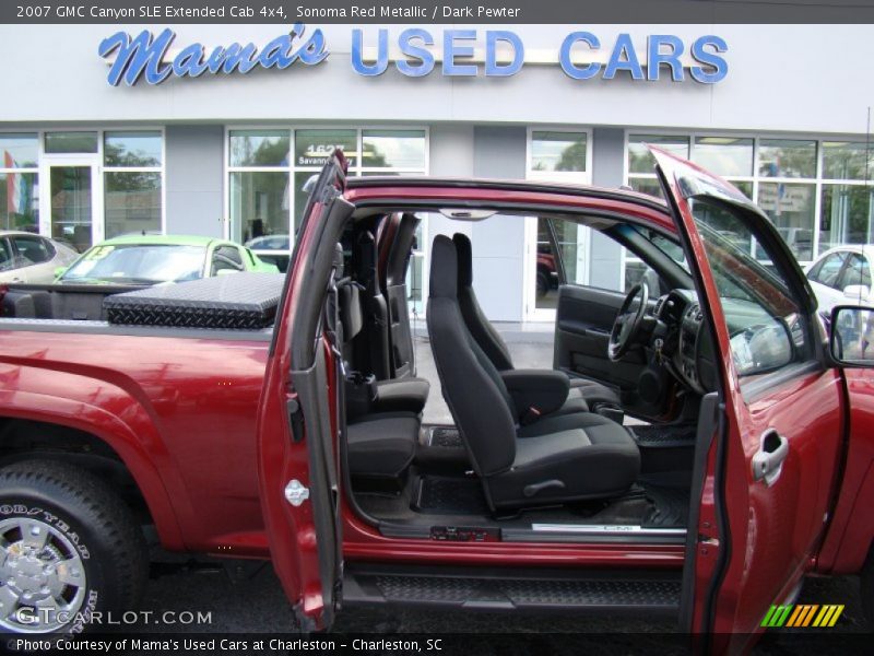 Sonoma Red Metallic / Dark Pewter 2007 GMC Canyon SLE Extended Cab 4x4