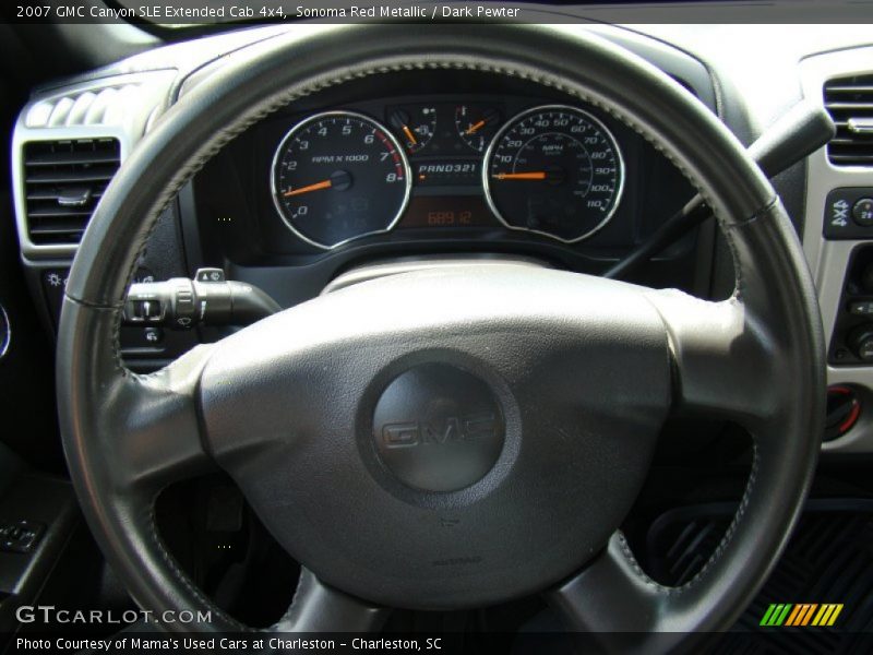  2007 Canyon SLE Extended Cab 4x4 Steering Wheel