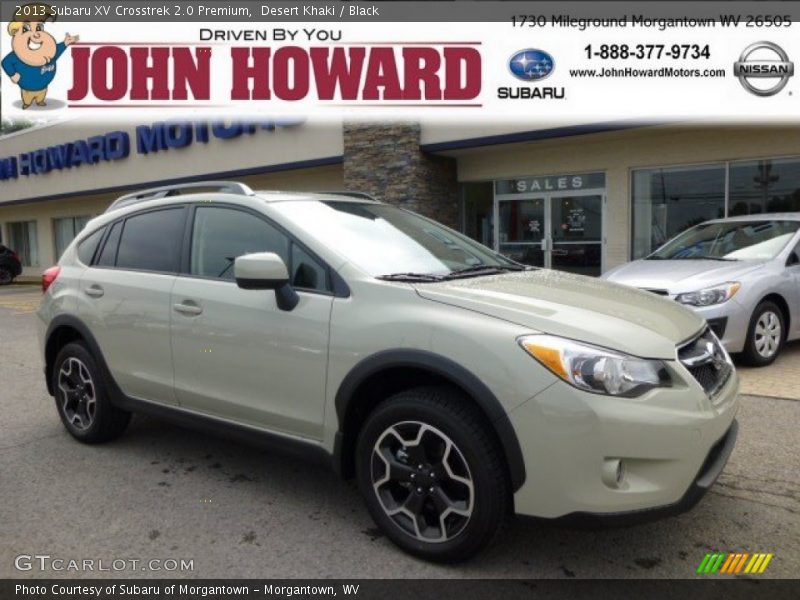 Desert Khaki / Black 2013 Subaru XV Crosstrek 2.0 Premium