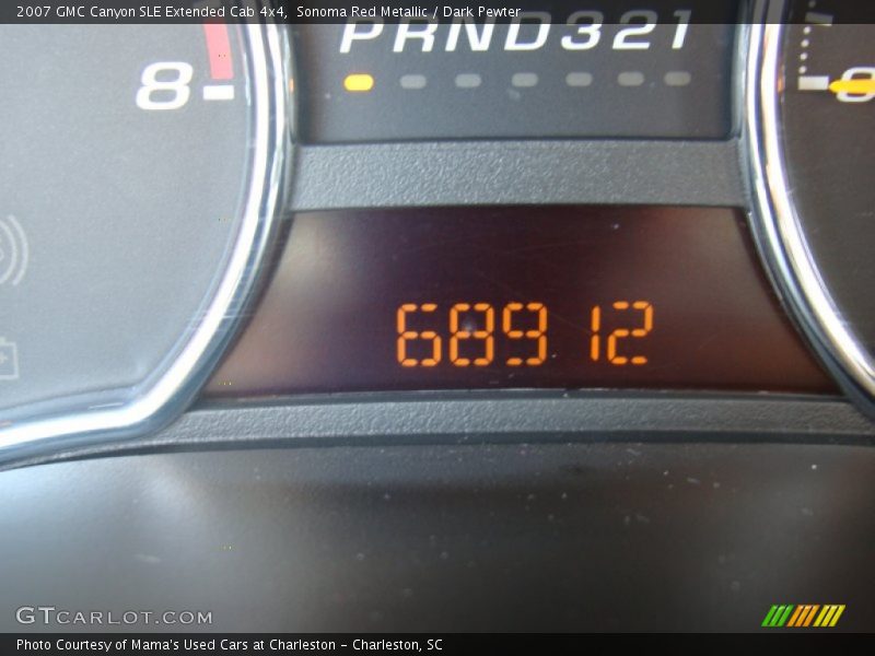 Sonoma Red Metallic / Dark Pewter 2007 GMC Canyon SLE Extended Cab 4x4