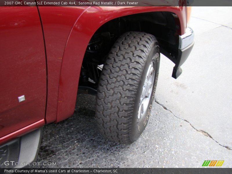 Sonoma Red Metallic / Dark Pewter 2007 GMC Canyon SLE Extended Cab 4x4