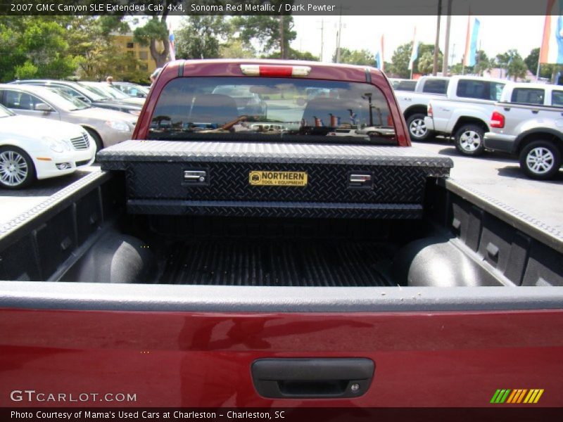 Sonoma Red Metallic / Dark Pewter 2007 GMC Canyon SLE Extended Cab 4x4