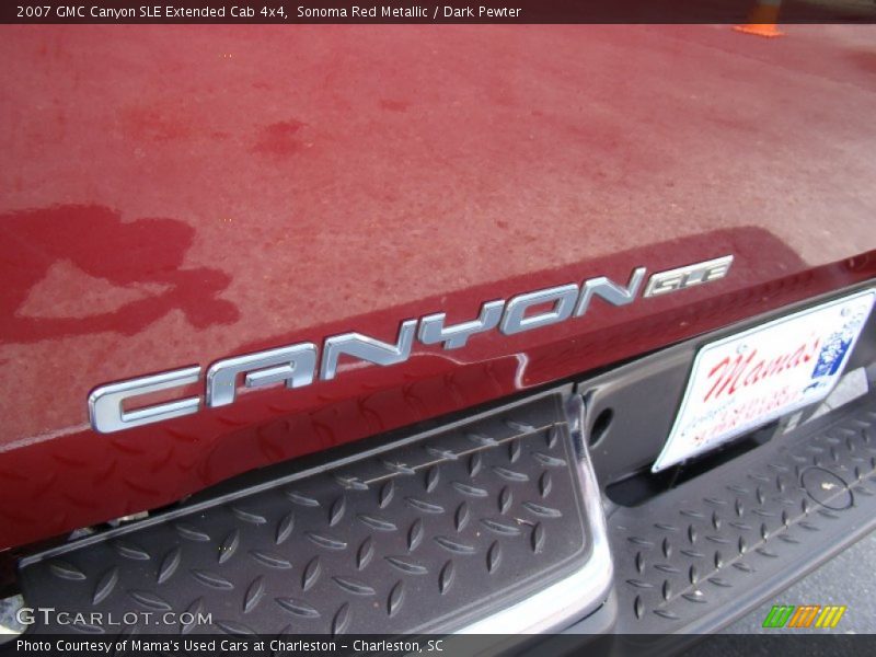 Sonoma Red Metallic / Dark Pewter 2007 GMC Canyon SLE Extended Cab 4x4
