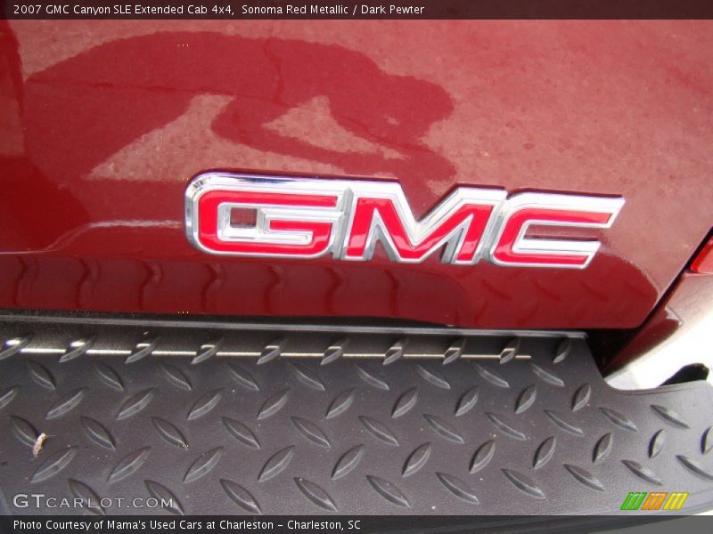 Sonoma Red Metallic / Dark Pewter 2007 GMC Canyon SLE Extended Cab 4x4
