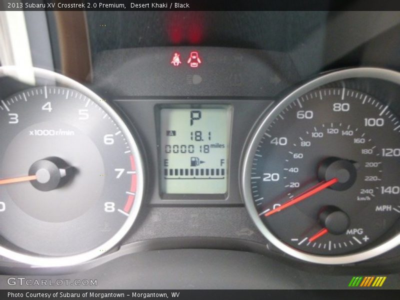 Desert Khaki / Black 2013 Subaru XV Crosstrek 2.0 Premium