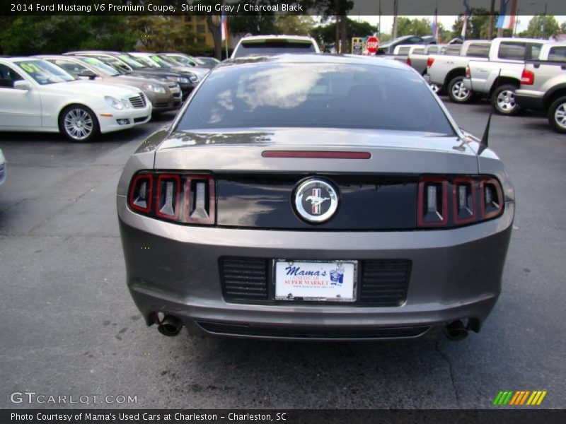 Sterling Gray / Charcoal Black 2014 Ford Mustang V6 Premium Coupe