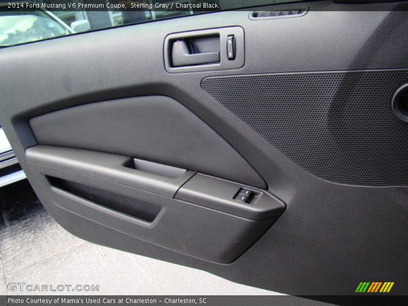 Sterling Gray / Charcoal Black 2014 Ford Mustang V6 Premium Coupe