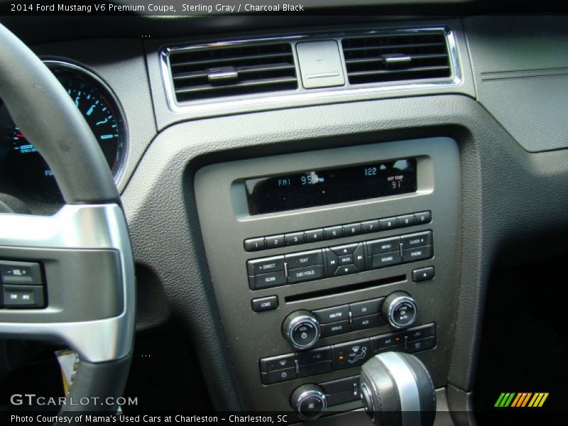 Sterling Gray / Charcoal Black 2014 Ford Mustang V6 Premium Coupe