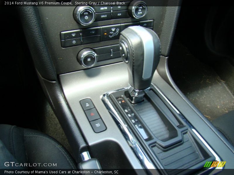 Sterling Gray / Charcoal Black 2014 Ford Mustang V6 Premium Coupe