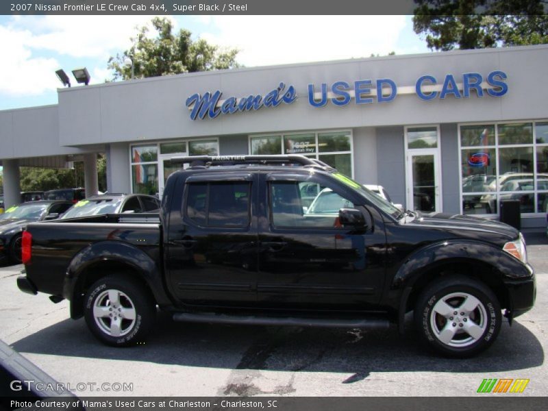Super Black / Steel 2007 Nissan Frontier LE Crew Cab 4x4