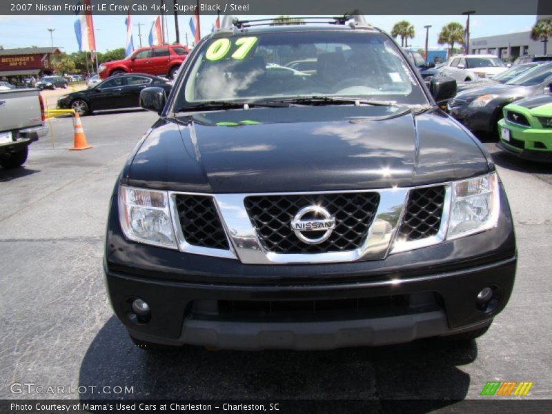 Super Black / Steel 2007 Nissan Frontier LE Crew Cab 4x4