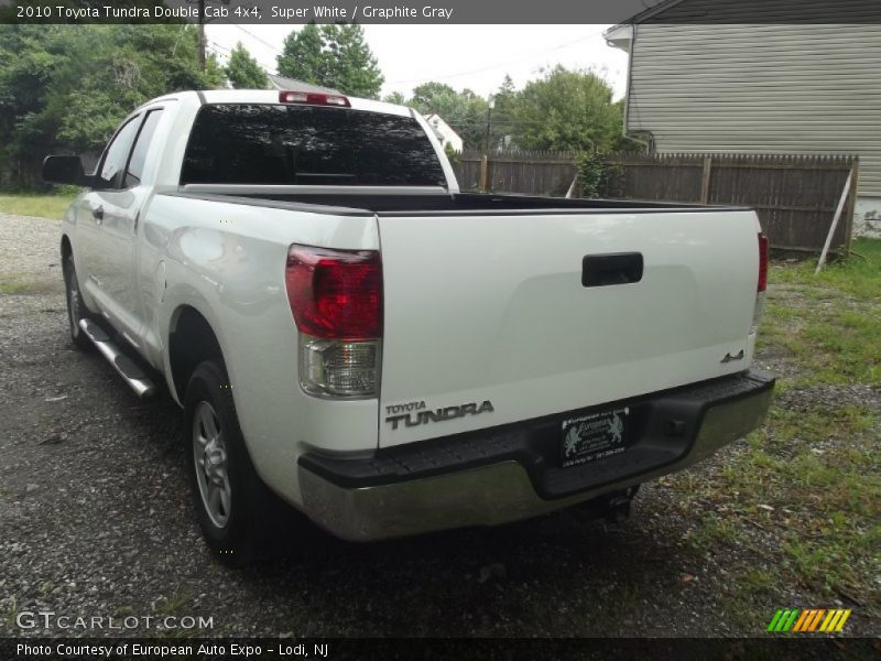 Super White / Graphite Gray 2010 Toyota Tundra Double Cab 4x4