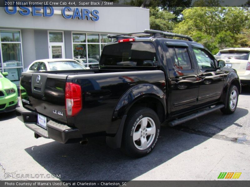 Super Black / Steel 2007 Nissan Frontier LE Crew Cab 4x4