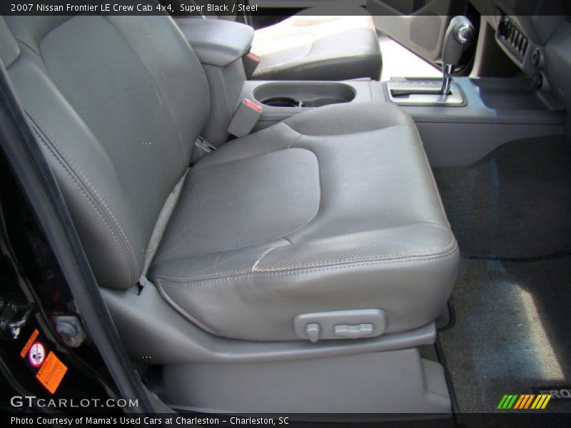 Super Black / Steel 2007 Nissan Frontier LE Crew Cab 4x4