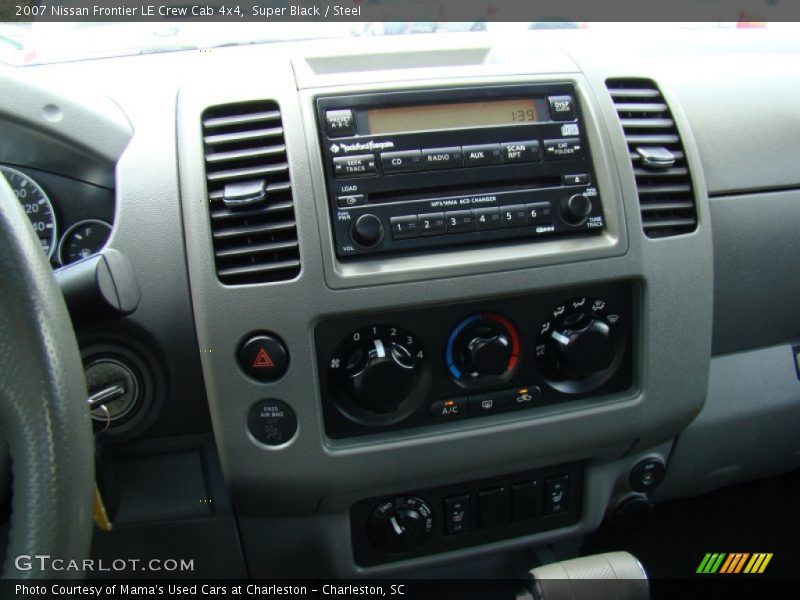 Super Black / Steel 2007 Nissan Frontier LE Crew Cab 4x4