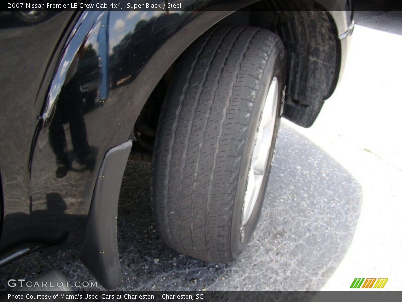 Super Black / Steel 2007 Nissan Frontier LE Crew Cab 4x4