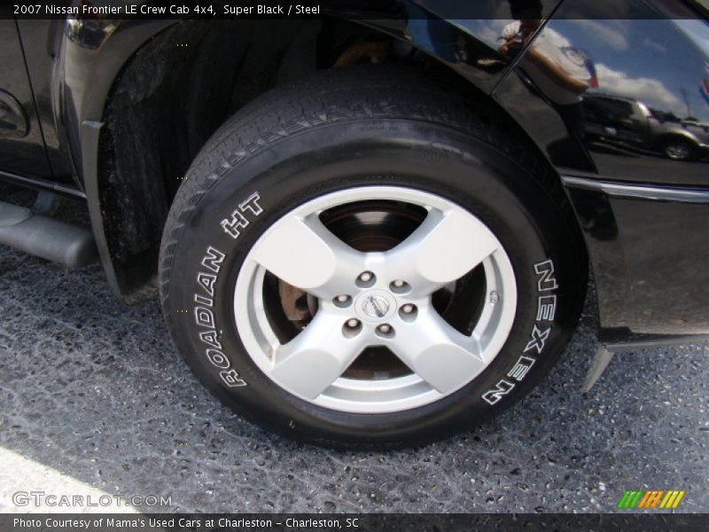 Super Black / Steel 2007 Nissan Frontier LE Crew Cab 4x4