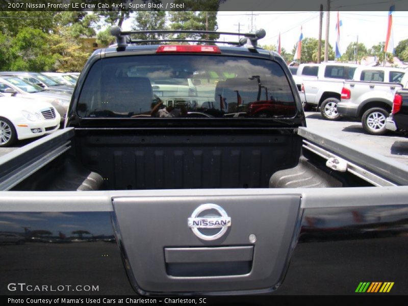 Super Black / Steel 2007 Nissan Frontier LE Crew Cab 4x4