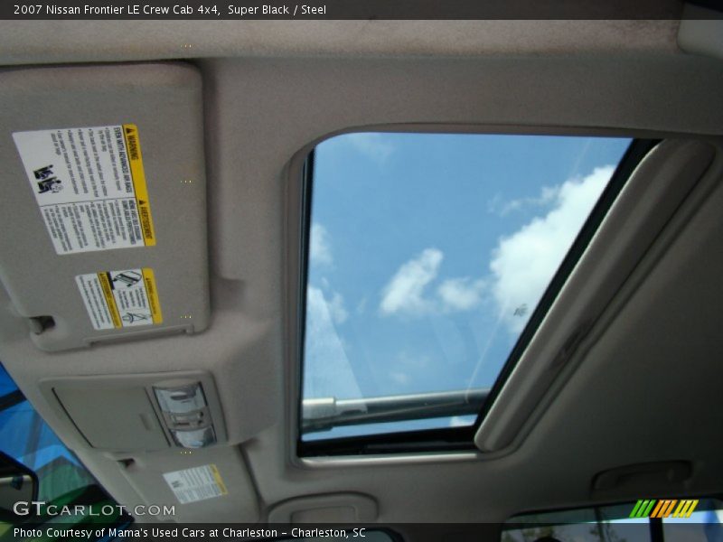 Super Black / Steel 2007 Nissan Frontier LE Crew Cab 4x4