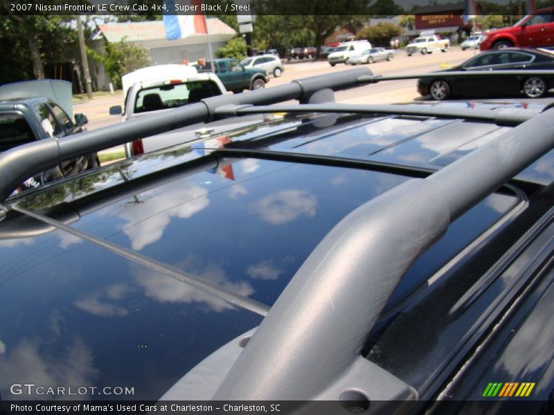 Super Black / Steel 2007 Nissan Frontier LE Crew Cab 4x4