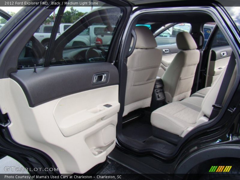 Black / Medium Light Stone 2012 Ford Explorer FWD