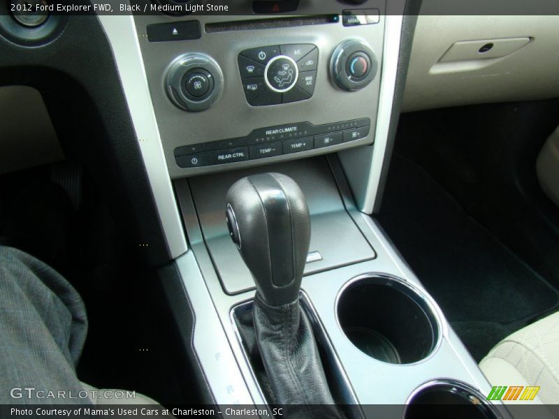 Black / Medium Light Stone 2012 Ford Explorer FWD