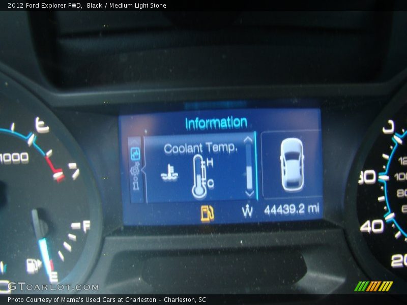 Black / Medium Light Stone 2012 Ford Explorer FWD
