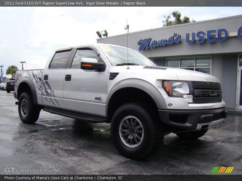 Ingot Silver Metallic / Raptor Black 2011 Ford F150 SVT Raptor SuperCrew 4x4