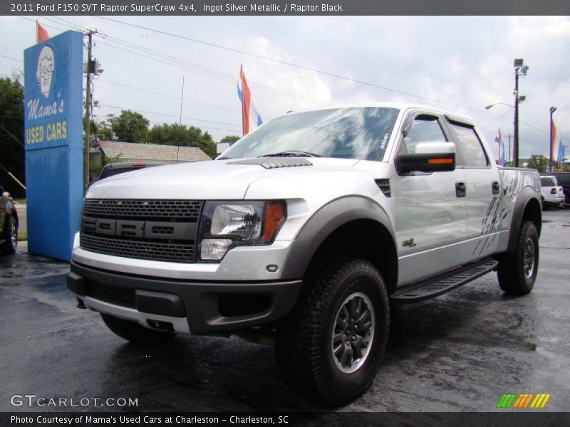 Ingot Silver Metallic / Raptor Black 2011 Ford F150 SVT Raptor SuperCrew 4x4