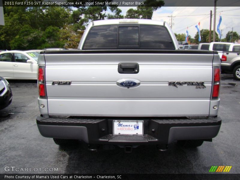 Ingot Silver Metallic / Raptor Black 2011 Ford F150 SVT Raptor SuperCrew 4x4