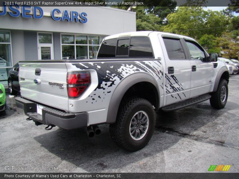 Ingot Silver Metallic / Raptor Black 2011 Ford F150 SVT Raptor SuperCrew 4x4