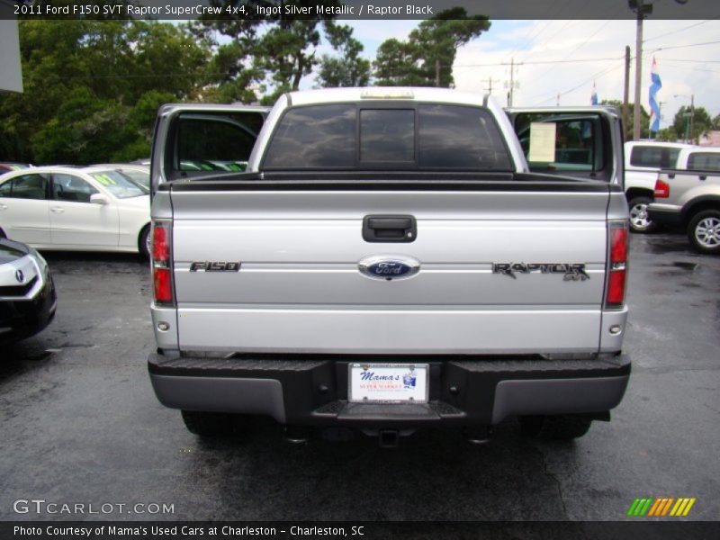 Ingot Silver Metallic / Raptor Black 2011 Ford F150 SVT Raptor SuperCrew 4x4