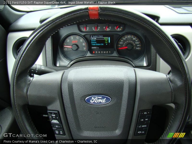 Ingot Silver Metallic / Raptor Black 2011 Ford F150 SVT Raptor SuperCrew 4x4