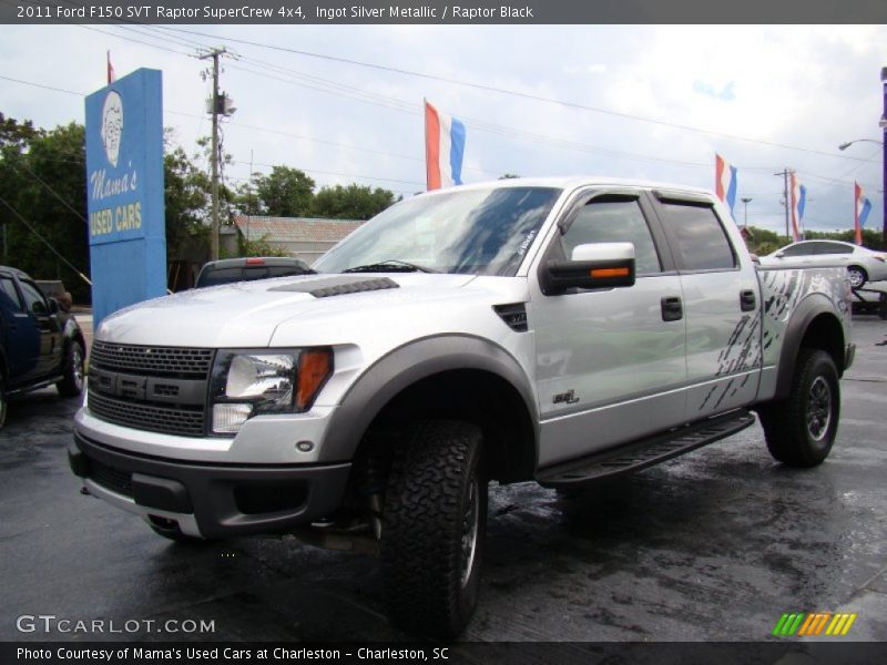 Ingot Silver Metallic / Raptor Black 2011 Ford F150 SVT Raptor SuperCrew 4x4