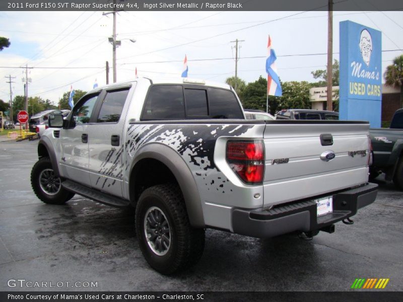 Ingot Silver Metallic / Raptor Black 2011 Ford F150 SVT Raptor SuperCrew 4x4