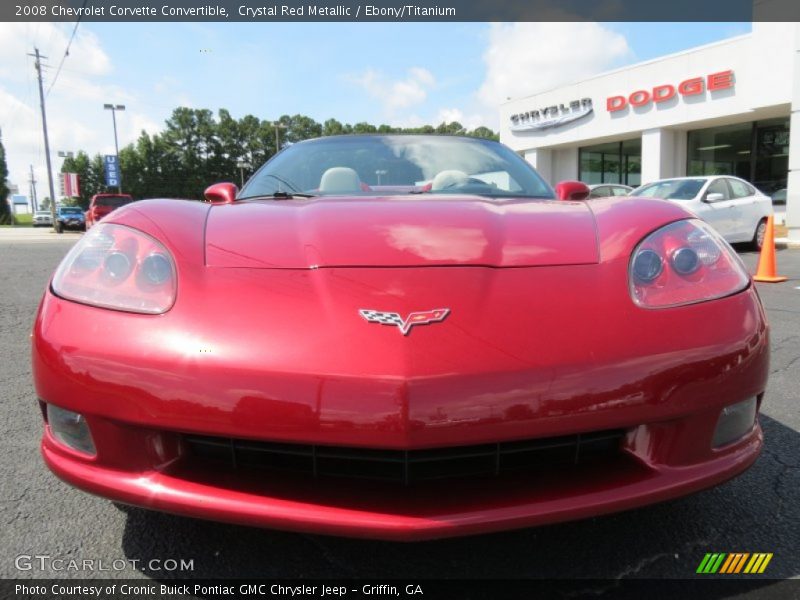 Crystal Red Metallic / Ebony/Titanium 2008 Chevrolet Corvette Convertible