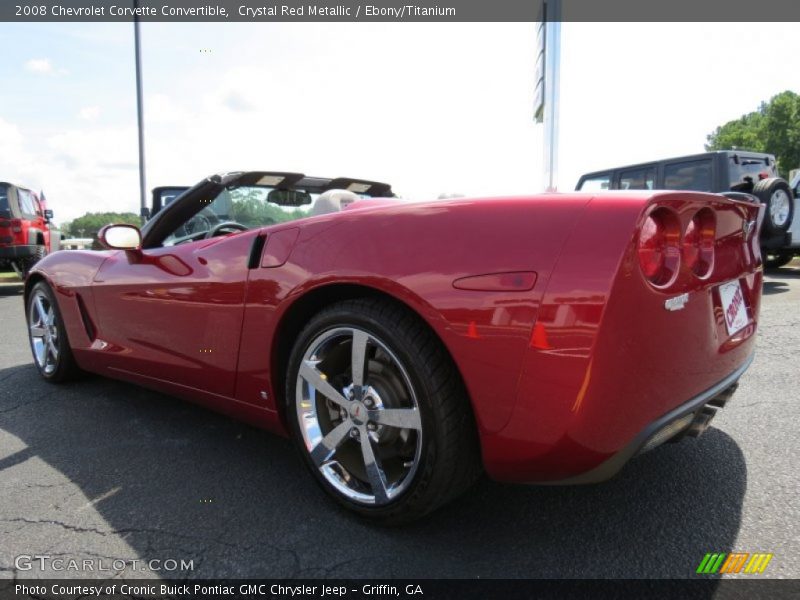 Crystal Red Metallic / Ebony/Titanium 2008 Chevrolet Corvette Convertible