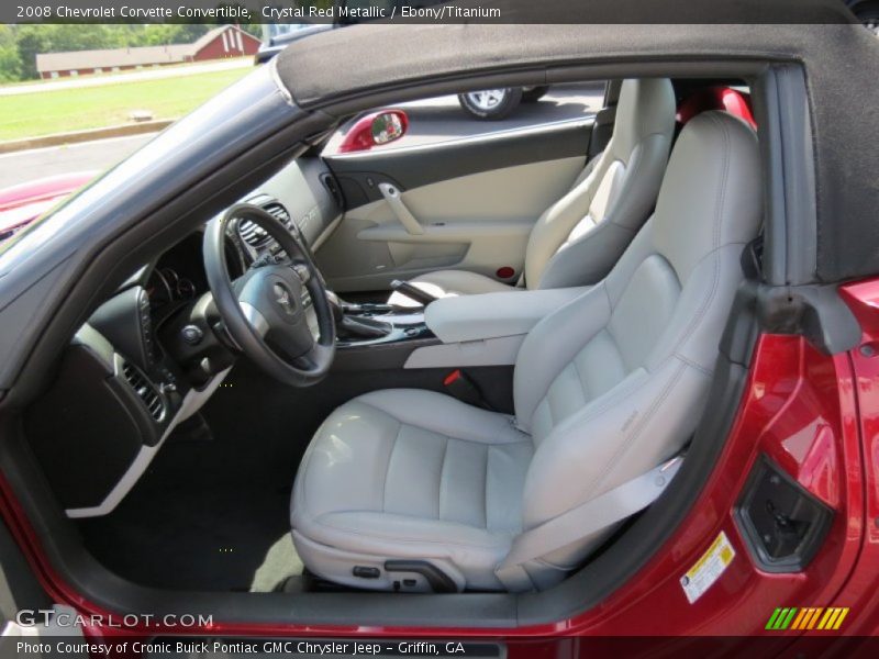 Crystal Red Metallic / Ebony/Titanium 2008 Chevrolet Corvette Convertible