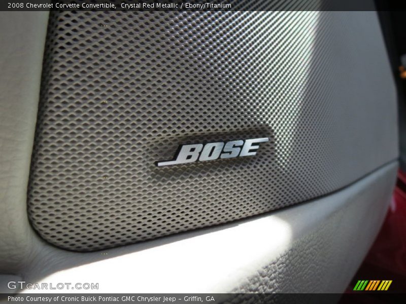 Crystal Red Metallic / Ebony/Titanium 2008 Chevrolet Corvette Convertible