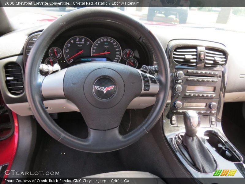Crystal Red Metallic / Ebony/Titanium 2008 Chevrolet Corvette Convertible