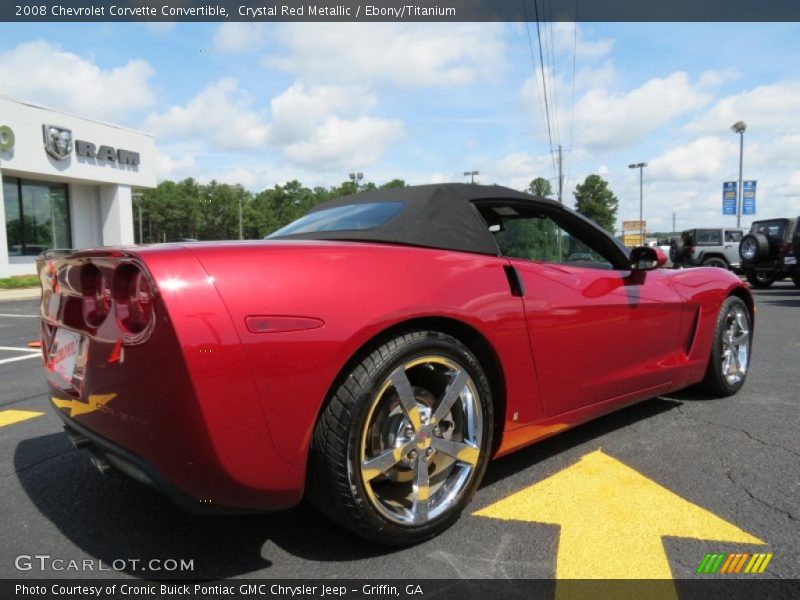 Crystal Red Metallic / Ebony/Titanium 2008 Chevrolet Corvette Convertible