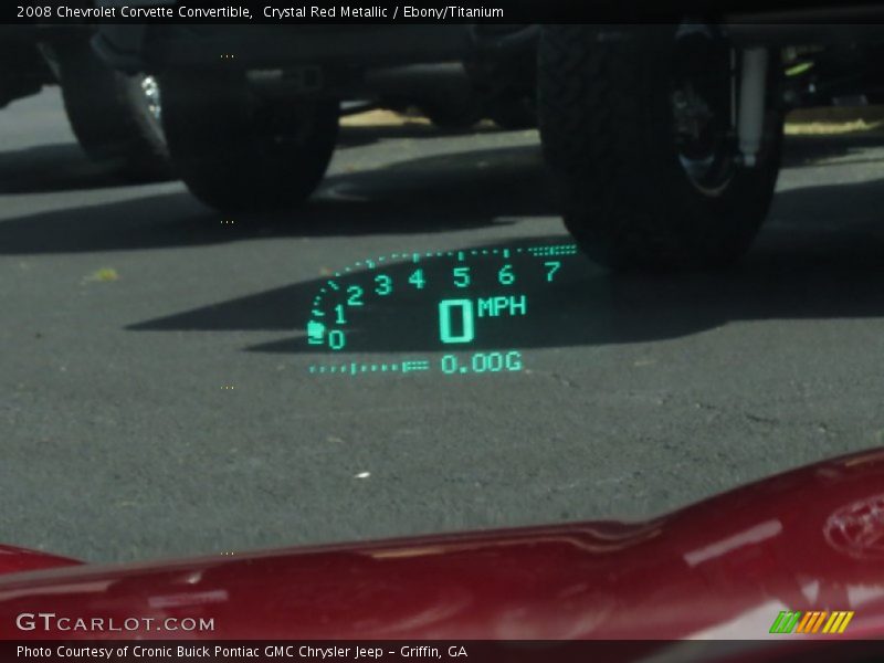 Crystal Red Metallic / Ebony/Titanium 2008 Chevrolet Corvette Convertible