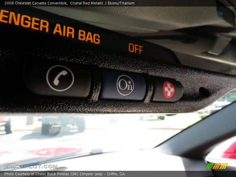 Crystal Red Metallic / Ebony/Titanium 2008 Chevrolet Corvette Convertible