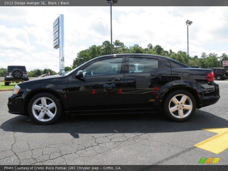 Black / Black 2013 Dodge Avenger SE