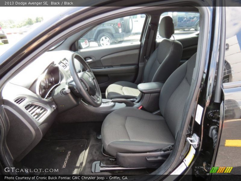 Black / Black 2013 Dodge Avenger SE