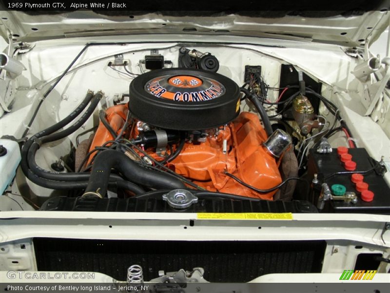 Alpine White / Black 1969 Plymouth GTX