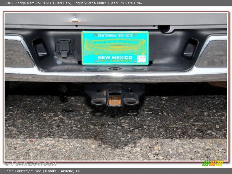 Bright Silver Metallic / Medium Slate Gray 2007 Dodge Ram 2500 SLT Quad Cab