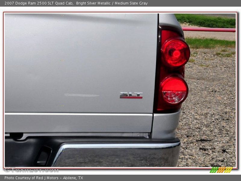 Bright Silver Metallic / Medium Slate Gray 2007 Dodge Ram 2500 SLT Quad Cab
